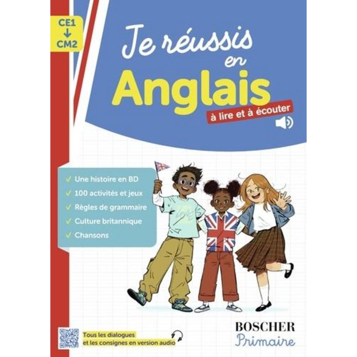JE REUSSIS EN ANGLAIS CE1-CM2. A LIRE ET A ECOUTER, James Christopher