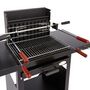 Voir la diapositive 2 : GARDENSTAR Barbecue au charbon de bois en acier VERTICAL