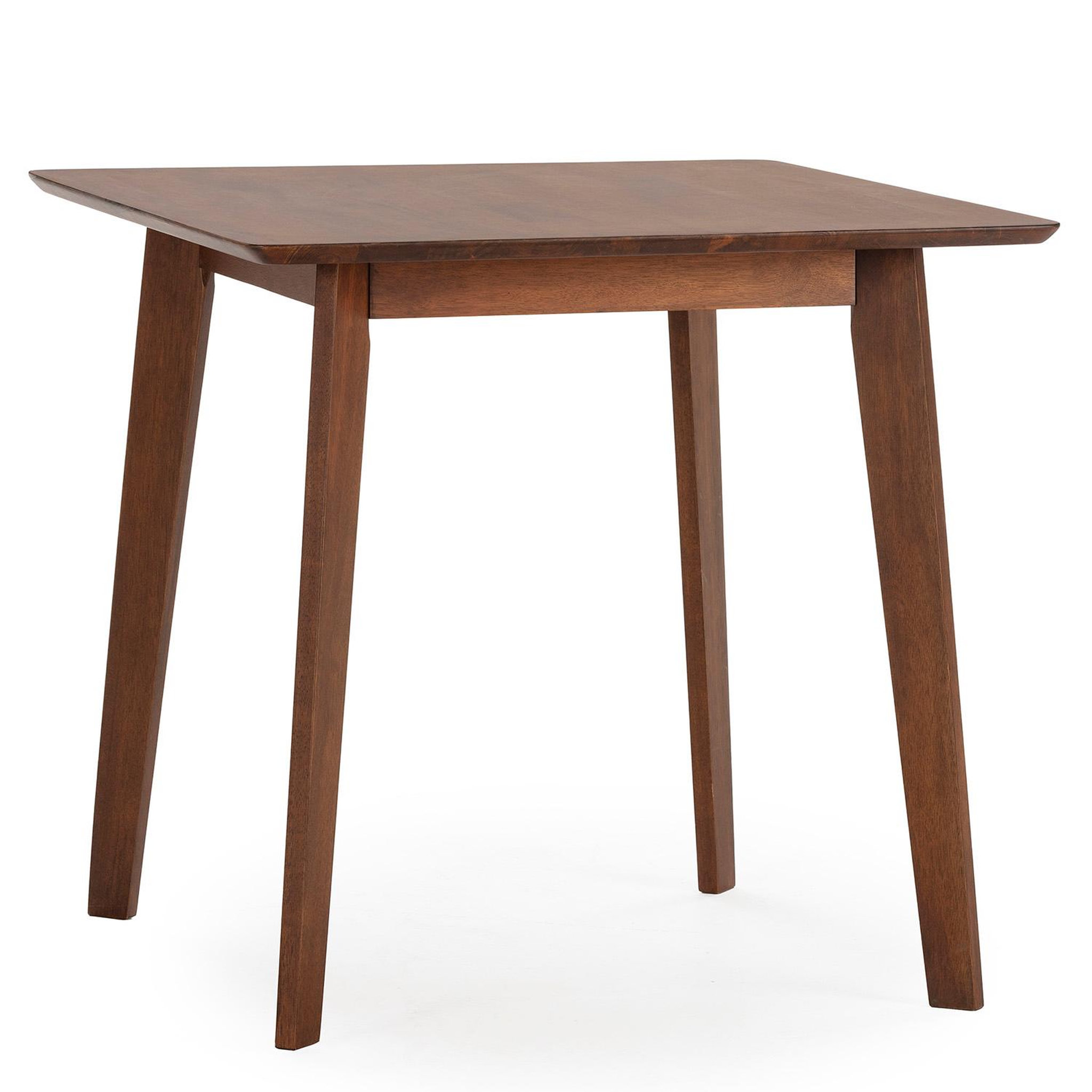 Voir la diapositive 4 : VS VENTA-STOCK Ensemble table 80x80 cm et 4 chaises de salle à manger Venus Noyer
