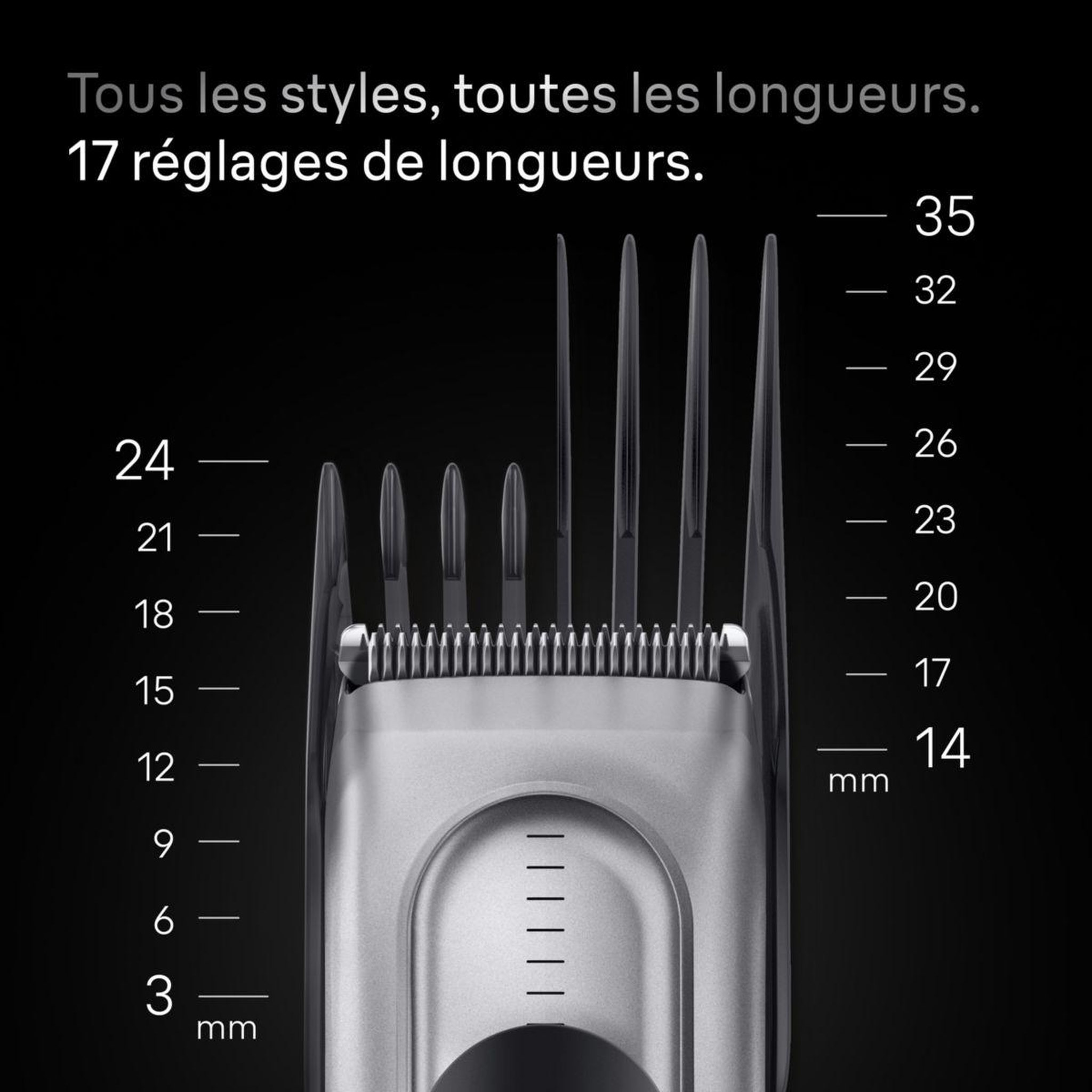 Voir la diapositive 4 : BRAUN Tondeuse cheveux HC7590