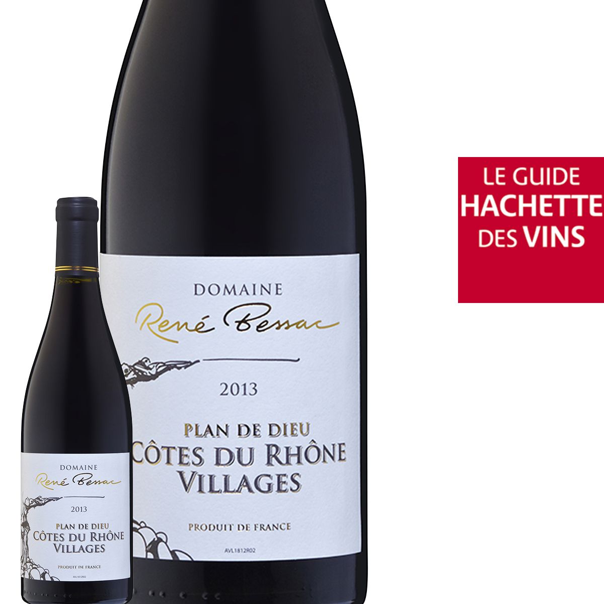Domaine René Bessac Côtes du Rhône Villages Plan de de Dieu Rouge 2013