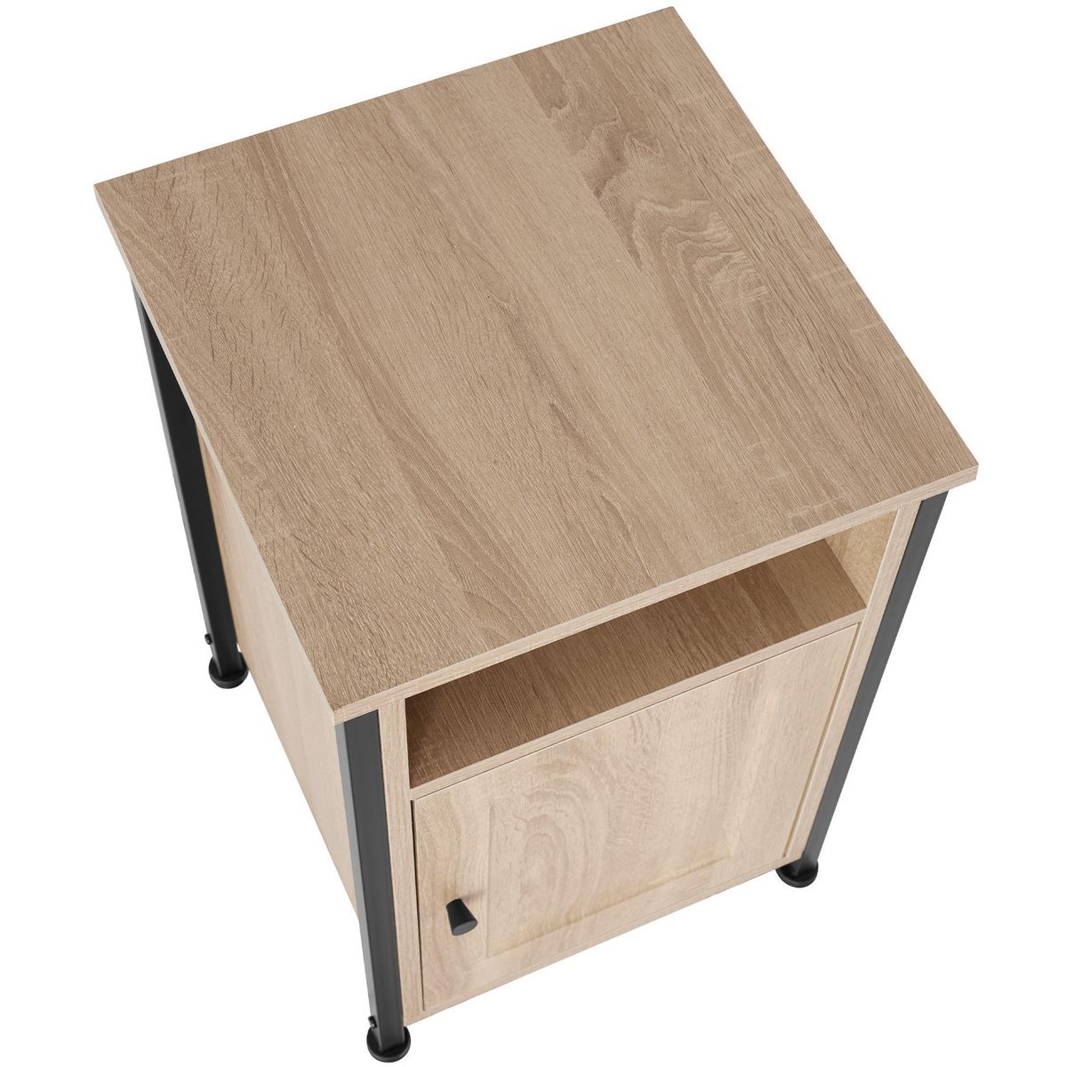 tectake Table de chevet Style industriel 40 x 42 x 605 cm