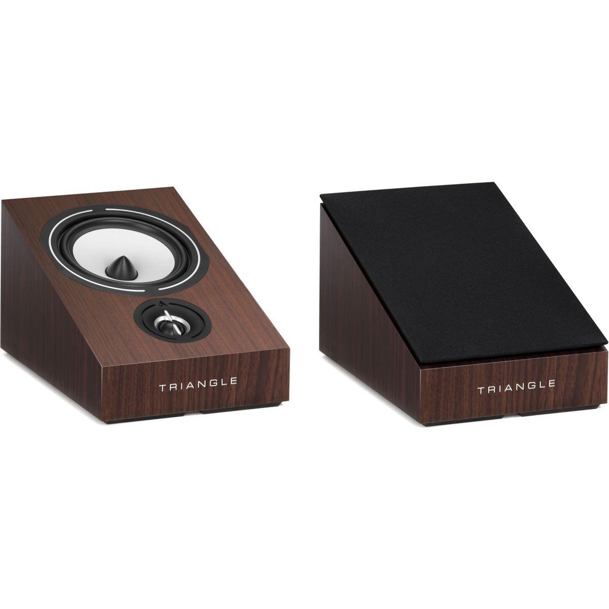 Triangle Enceinte surround bra1 noyer