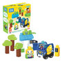 Voir la diapositive 3 : MEGA BLOKS Mega Bloks Green Town Charge and Drive Bus HDX90