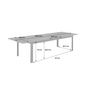 Voir la diapositive 6 : SWEEEK Table de jardin SEATTLE extensible aluminium, 10 places, 227 / 290 x 100 x 75 cm