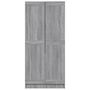 Voir la diapositive 5 : VIDAXL Garde-robe Sonoma gris 82,5x51,5x180 cm Bois d'ingenierie