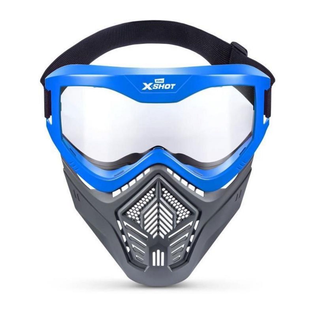 ZURU Accessoire - ZURU - X-SHOT Excel Blue Mask - Masque réglable - Design stylé - Ventilation intégrée