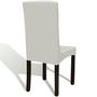 Voir la diapositive 4 : VIDAXL Housses de chaise elastiques droites 6 pcs Creme