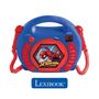 Voir la diapositive 2 : Lexibook Lecteur CD portable avec 2 microphones SpiderMan