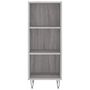 Voir la diapositive 4 : VIDAXL Buffet sonoma gris 34,5x32,5x90 cm bois d'ingenierie