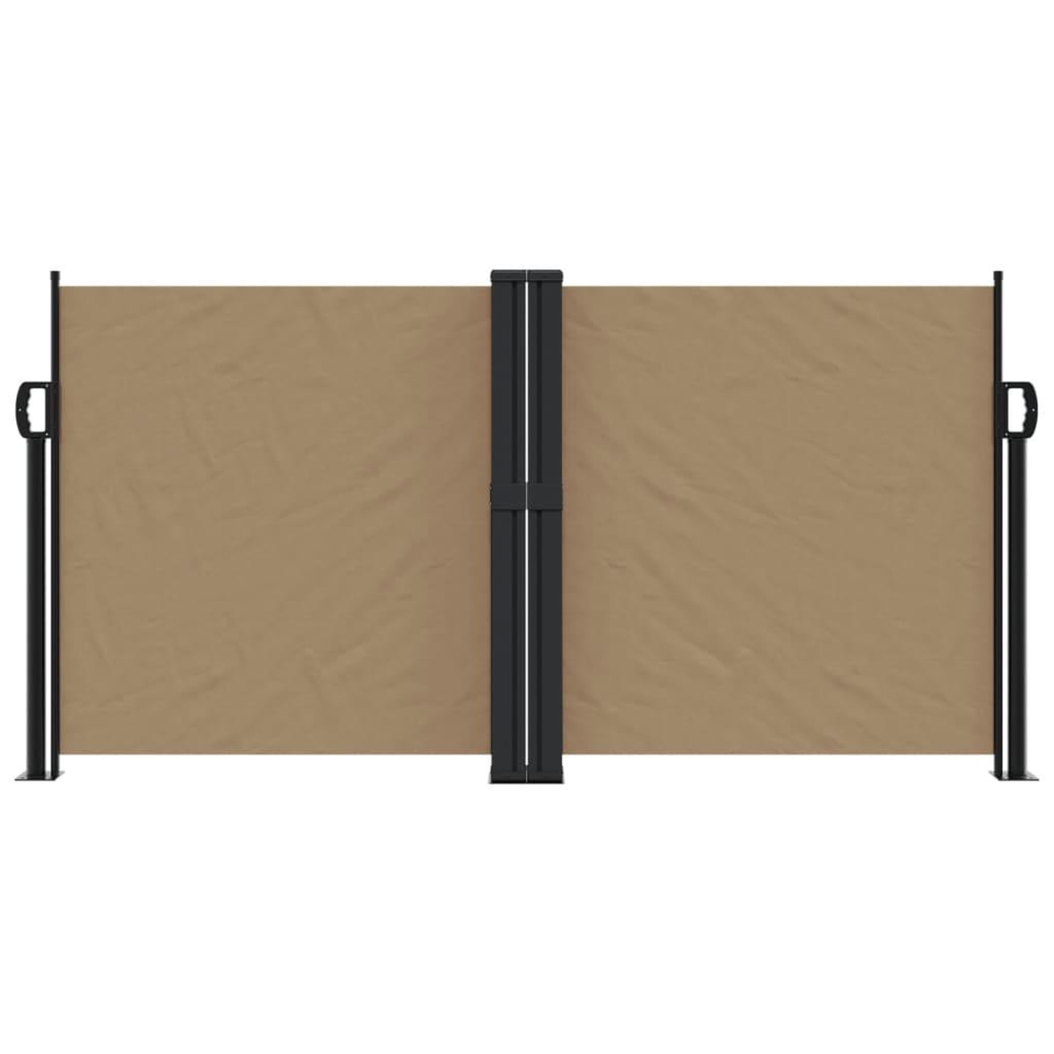 Voir la diapositive 3 : VIDAXL Auvent lateral retractable taupe 120x1000 cm