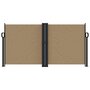 Voir la diapositive 3 : VIDAXL Auvent lateral retractable taupe 120x1000 cm