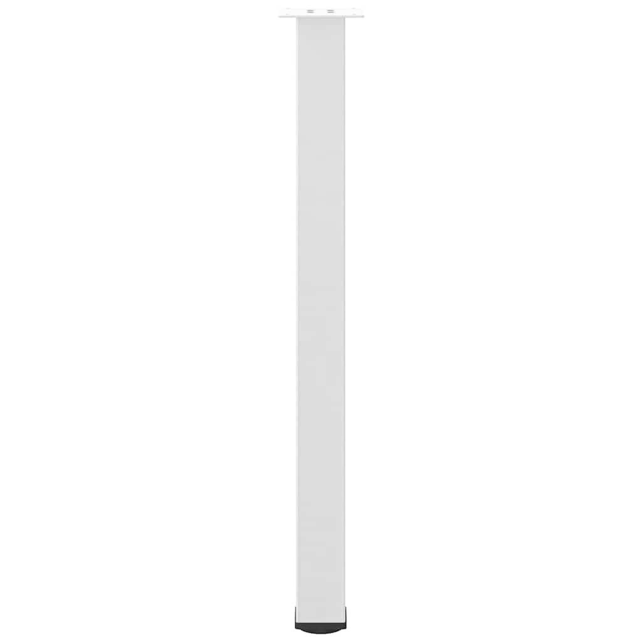 Voir la diapositive 5 : VIDAXL Pieds de table basse 4 pcs blanc 90-92 cm acier