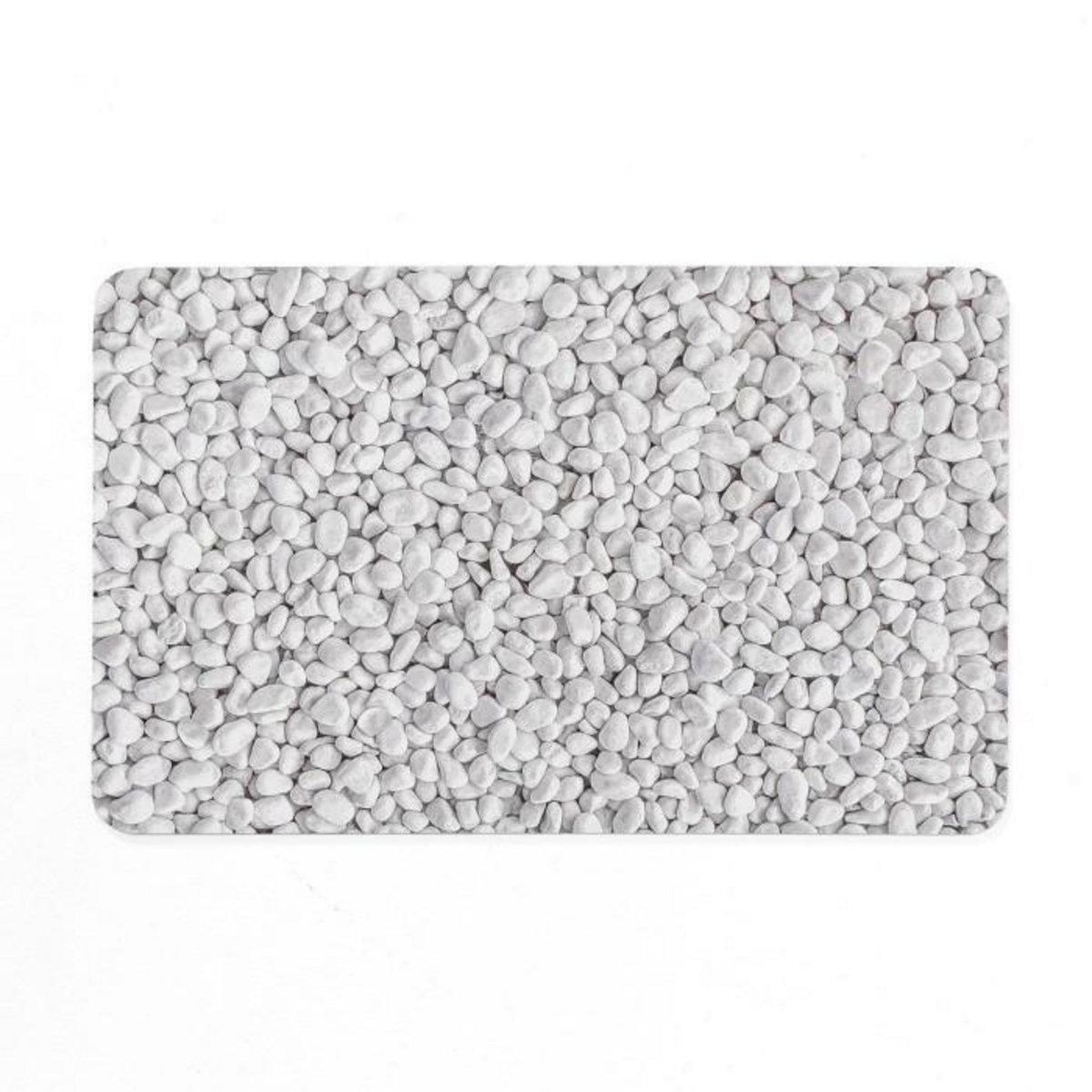 Paris Prix Tapis de Bain Imprimé  Leandra  50x80cm Gris