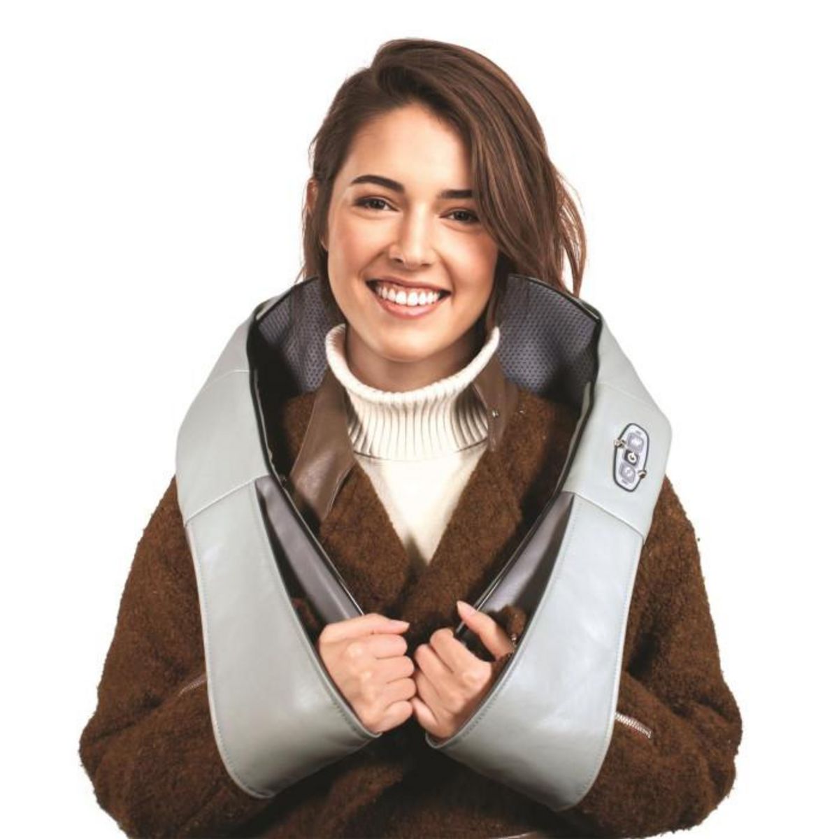 Paris Prix Masseur Cervical Écharpe  Shiatsu  124cm Gris