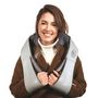 Voir la diapositive 5 : Paris Prix Masseur Cervical Écharpe  Shiatsu  124cm Gris