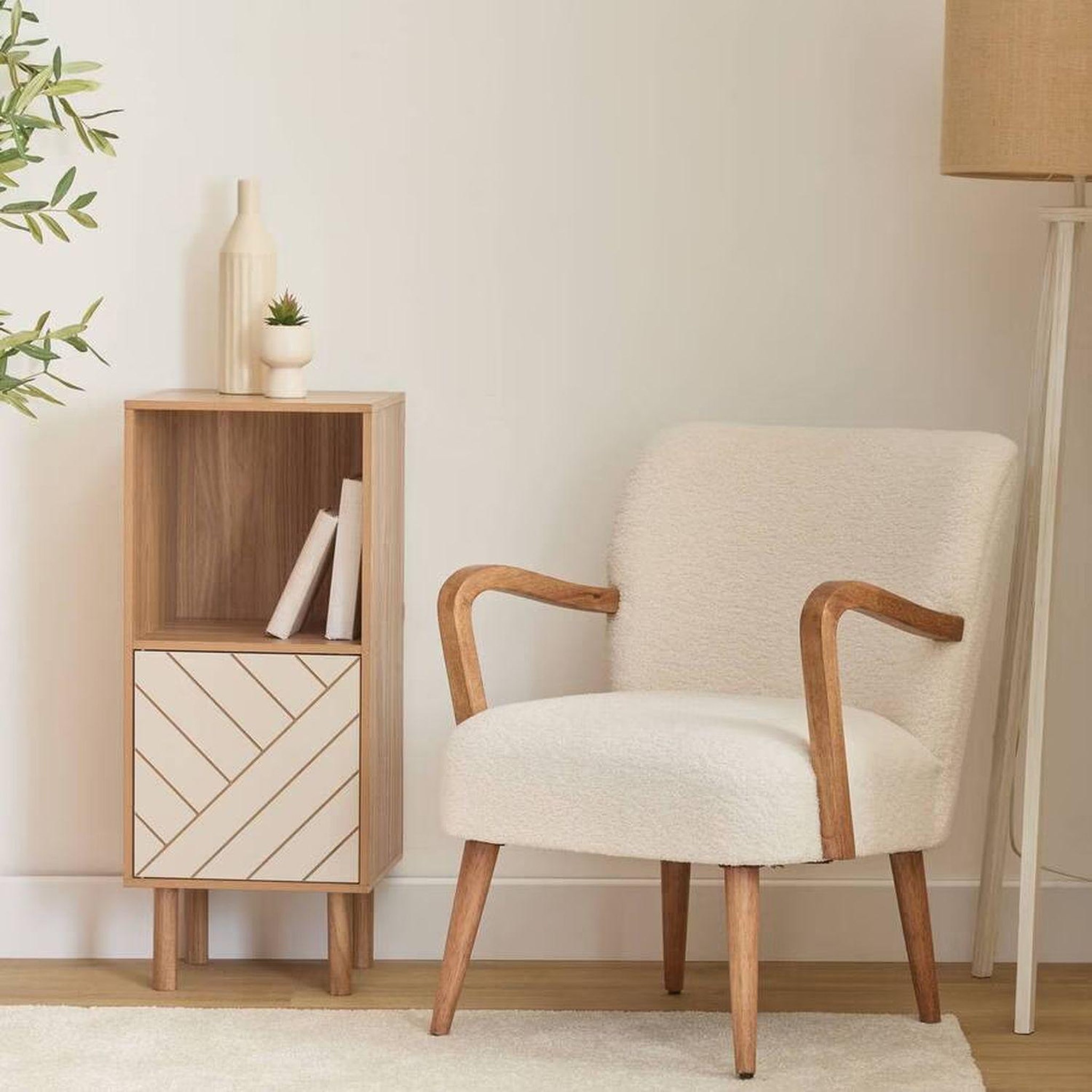 Voir la diapositive 2 : FIVE Etagère 2 cases mix n match - marron