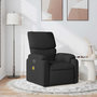Voir la diapositive 1 : VIDAXL Fauteuil de massage inclinable Noir Tissu