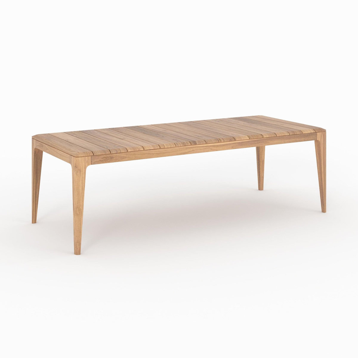 Rendez vous déco Table de jardin en bois de teck recyclé 10 personnes-Nonza