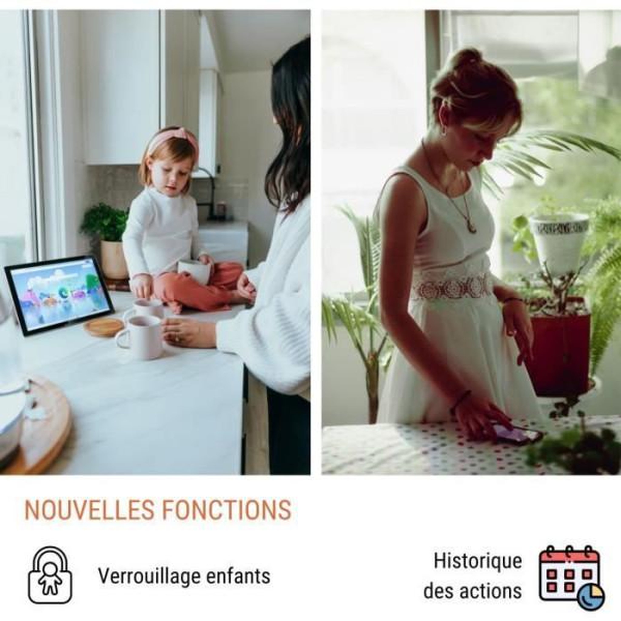Voir la diapositive 4 : KONYKS Lot de 2 prises connectées Wi-Fi + BT - KONYKS - Priska FR Dual Pack - 16 A - Avec compteur de consommation
