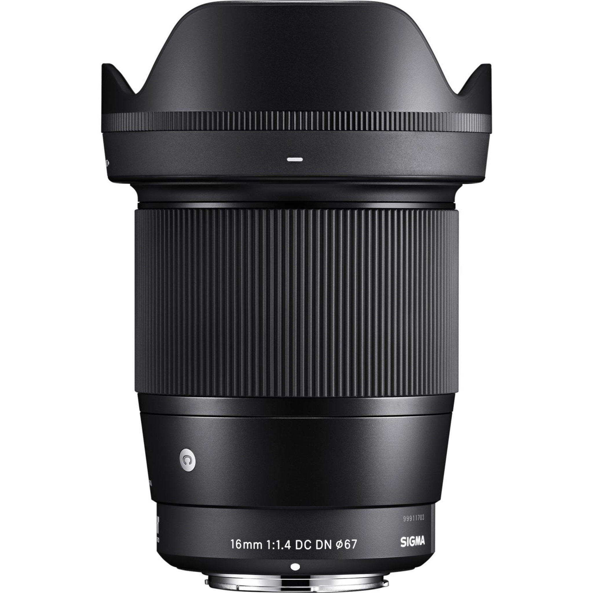 Voir la diapositive 2 : Sigma Sigma 16mm f1.4 dc dn | c milc objectif large noir