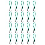 VIDAXL Cordes elastiques avec crochets 20 pcs 15 cm