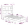 Voir la diapositive 6 : VIDAXL Lit bibliotheque sans matelas blanc 75x190cm bois de pin massif