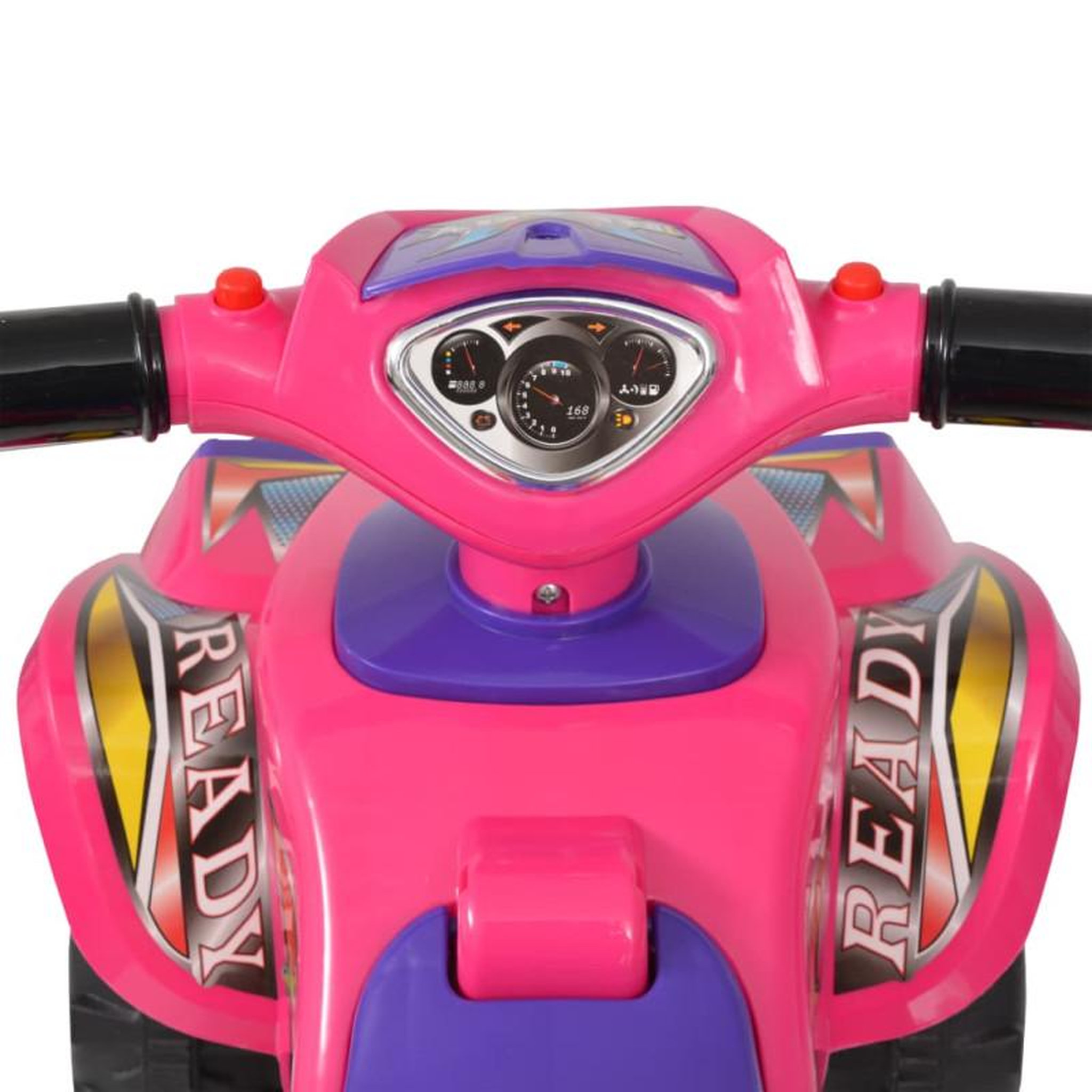 Voir la diapositive 4 : VIDAXL VTT pour enfants avec son et lumière Rose et violet