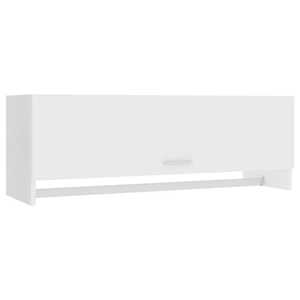 VIDAXL Garde-robe blanc 100x32,5x35 cm bois d'ingenierie