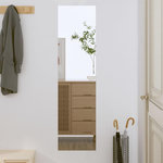 VIDAXL Miroir mural 30x100 cm Verre Rectangulaire