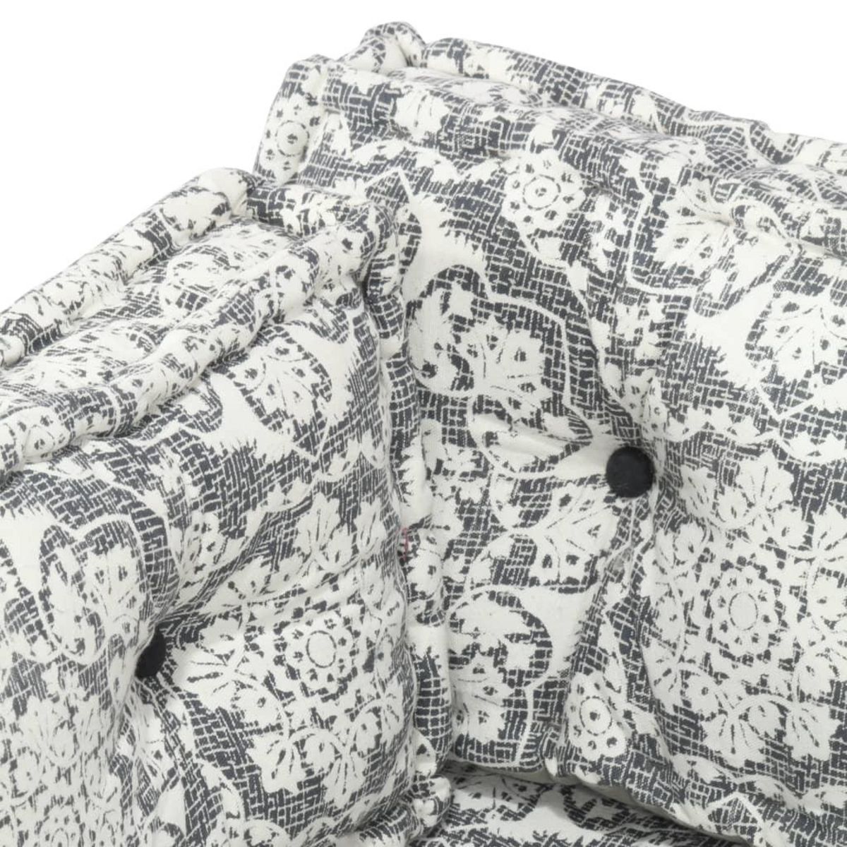 VIDAXL Coussin de canape palette Gris clair Tissu Patchwork