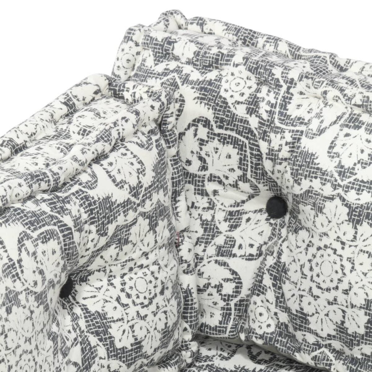 VIDAXL Coussin de canape palette Gris clair Tissu Patchwork