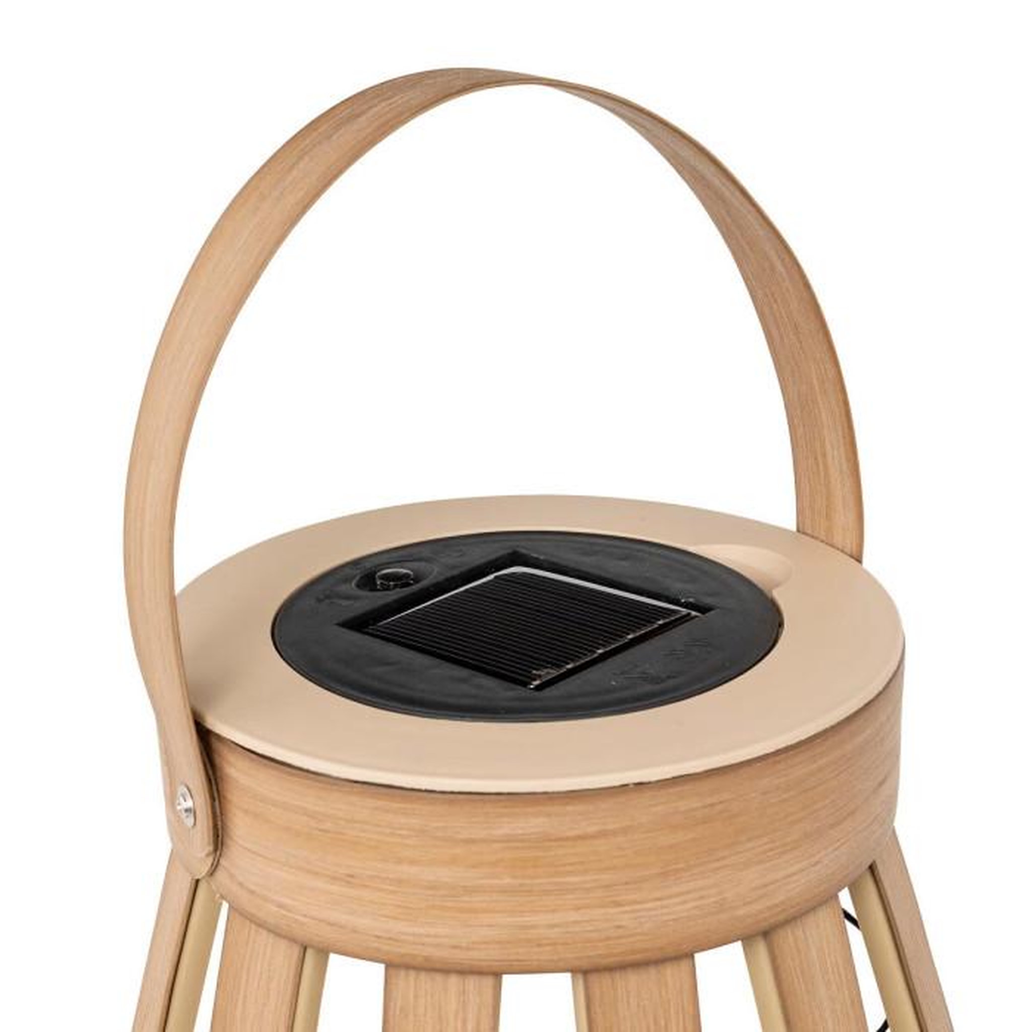 Voir la diapositive 2 : ATMOSPHERA Lanterne d'Extérieur Solaire  Aria  34cm Naturel