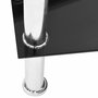 VIDAXL Table basse Transparent 110x43x60 cm Verre trempe