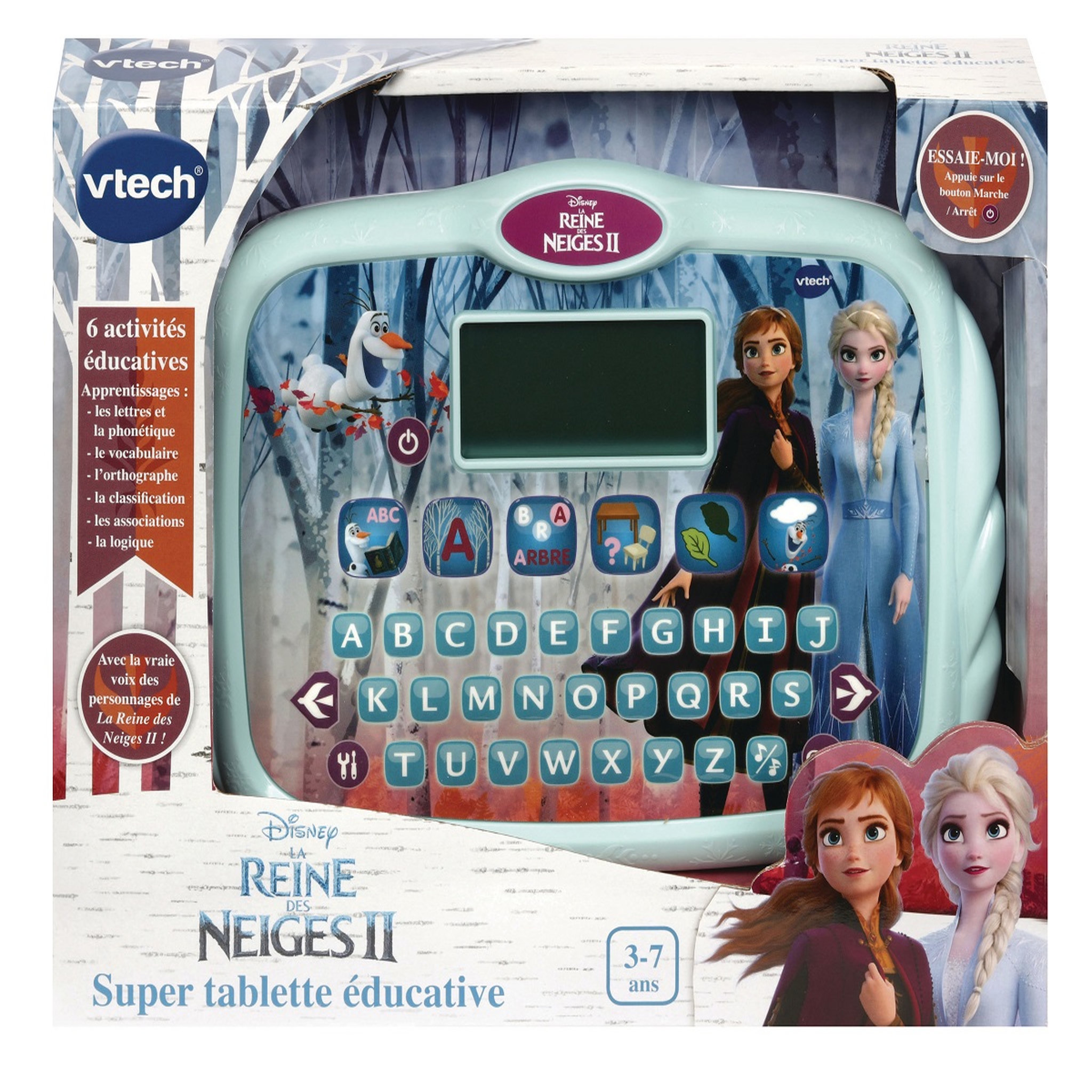 Voir la diapositive 2 : VTECH Super tablette interactive et éducative - La reine des neiges 2