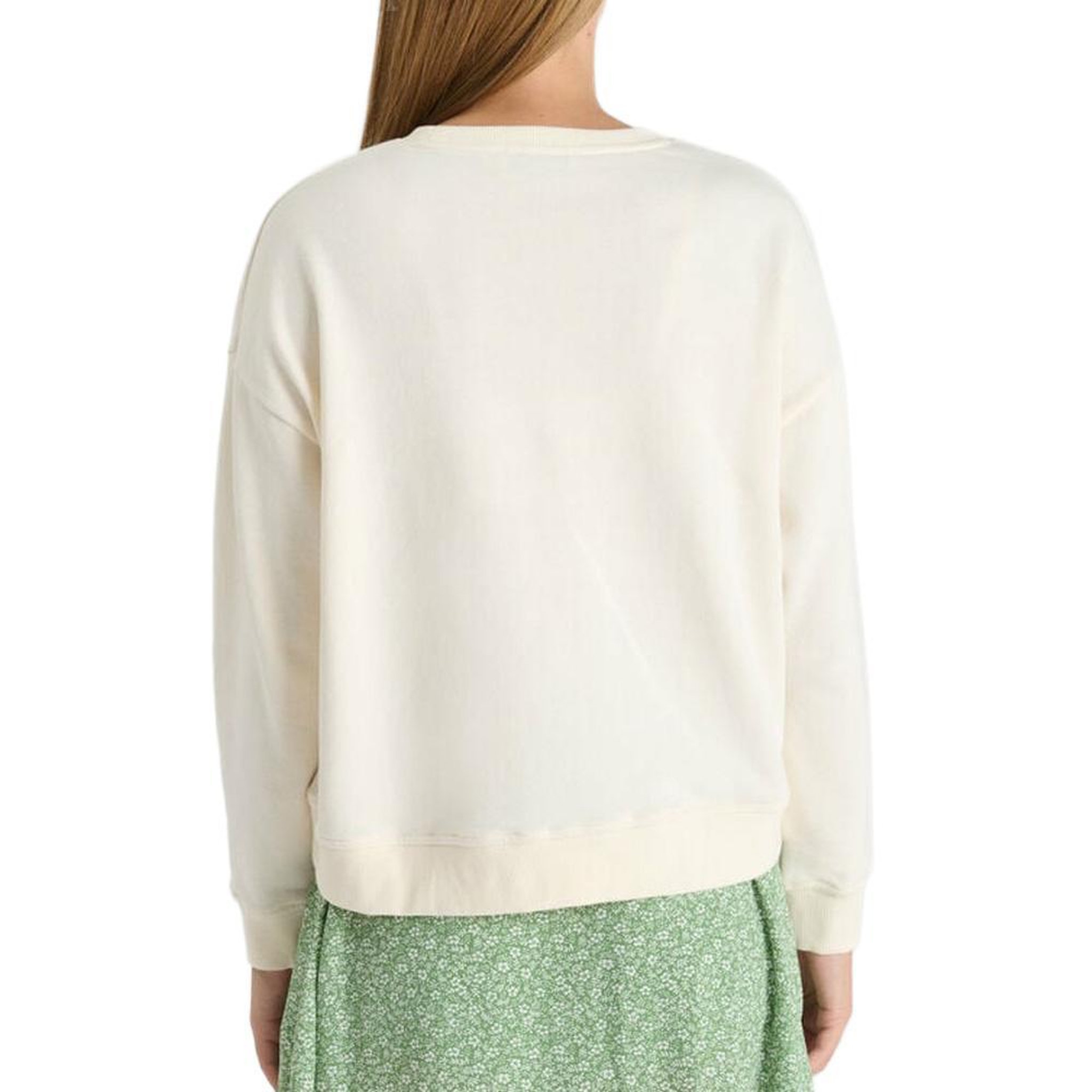 Voir la diapositive 2 : Le Temps Des Cerises Sweat Beige/Vert Fille Le Temps Des Cerises Ratagi
