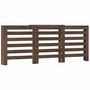 Voir la diapositive 2 : VIDAXL Cache-radiateur chene marron 205x21,5x83,5 cm bois d'ingenierie