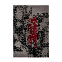 Voir la diapositive 1 : Paris Prix Tapis Tissé Imprimé  Naila  Noir & Rouge