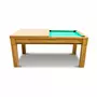 CONCEPT USINE Table à manger multi-jeux billard et ping-pong ATLANTA