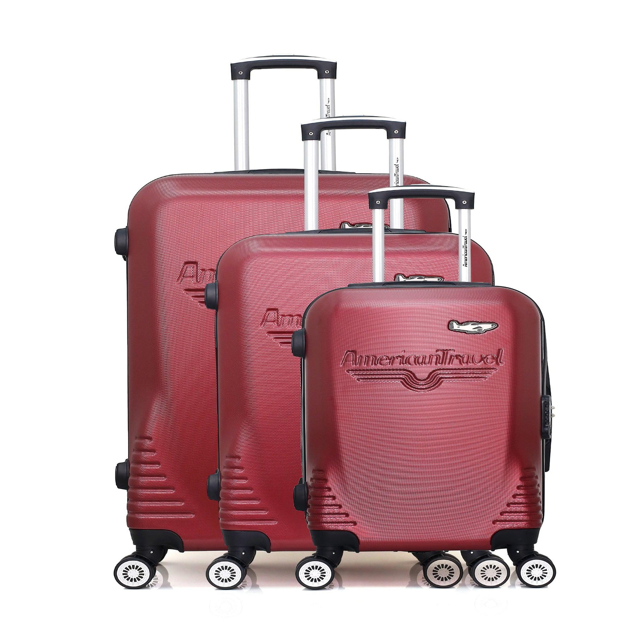 AMERICAN TRAVEL American travel - set de 3 valises dc 75 cm 4 roues