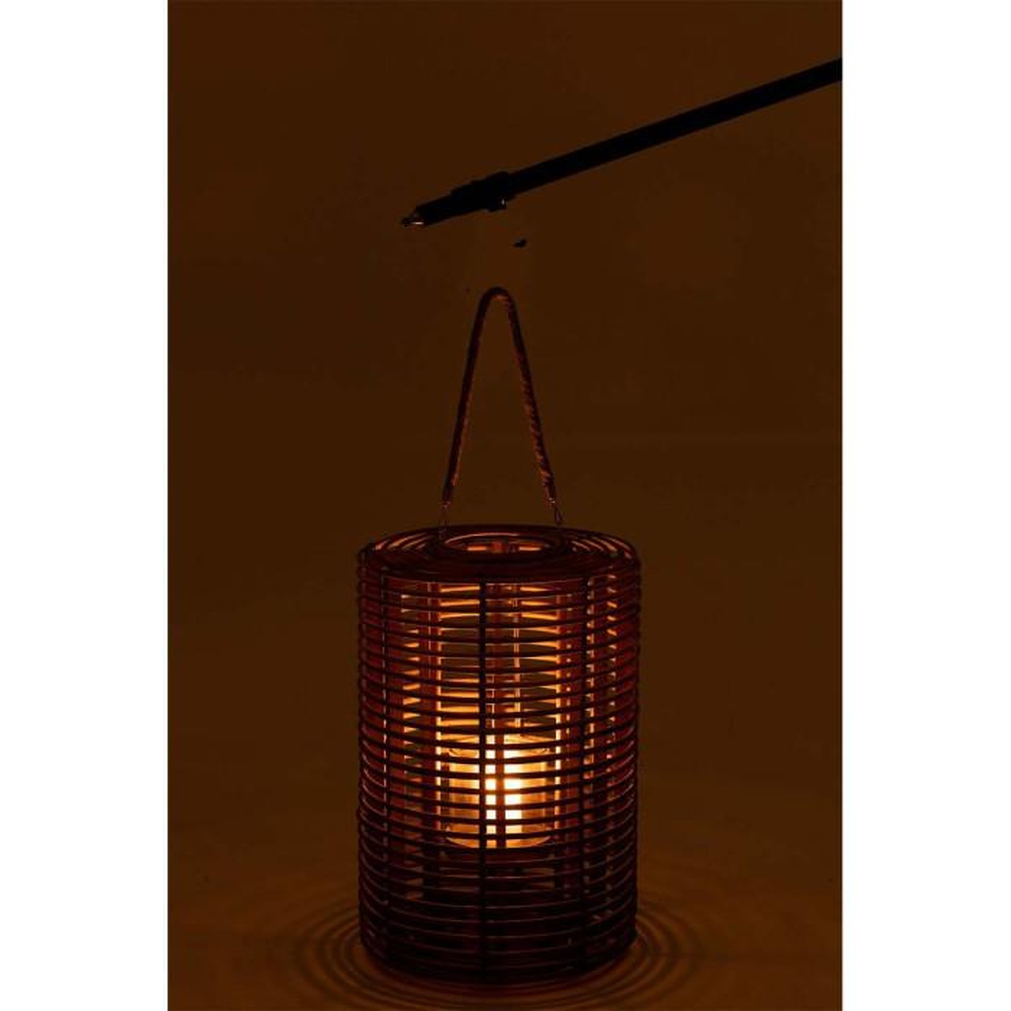 Voir la diapositive 3 : Paris Prix Lanterne Ronde  Longue Rotin  50cm Naturel