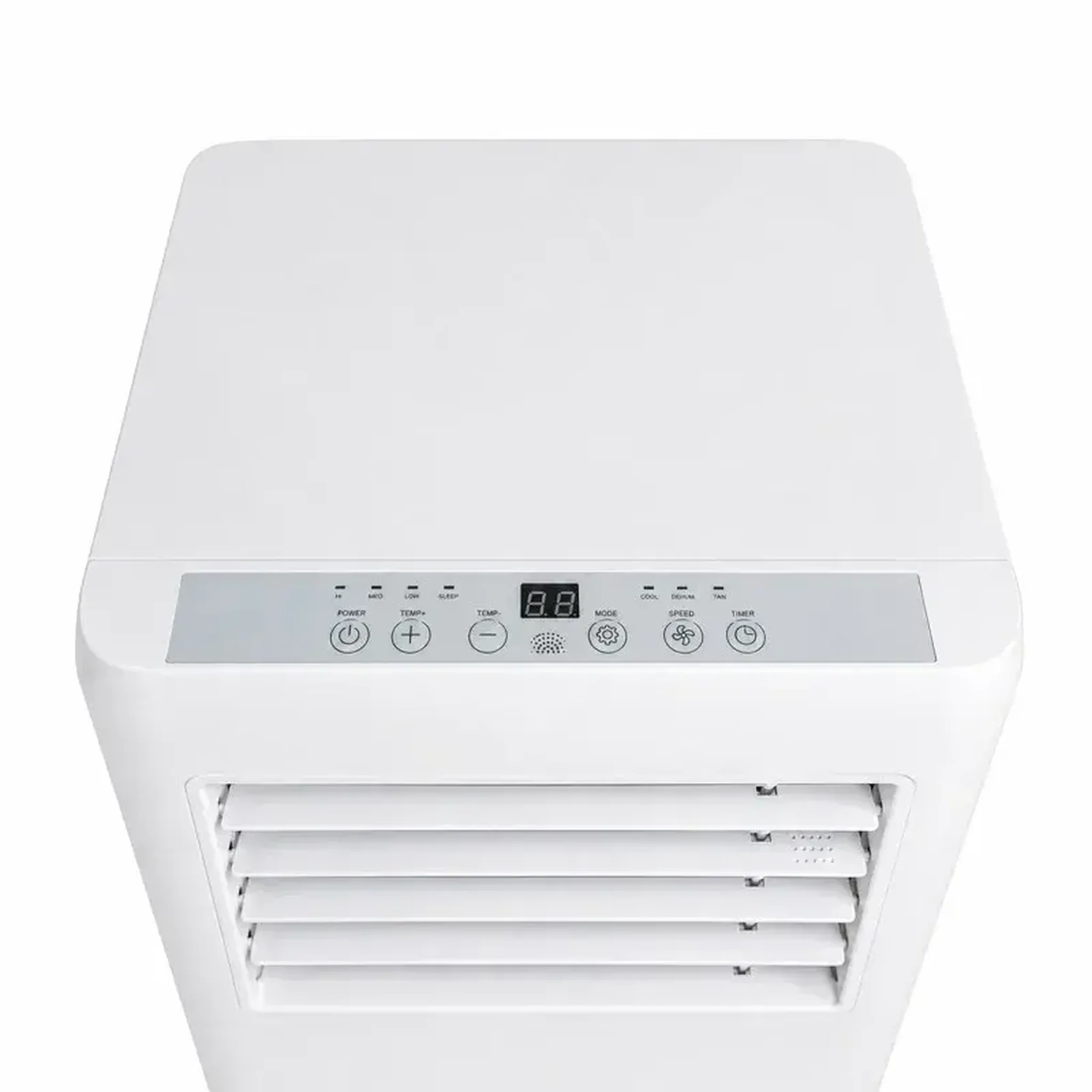 Voir la diapositive 6 : Climatiseur Portable - Blanc - 7000 Btu - 3-en-1 - Silencieux 64 Db