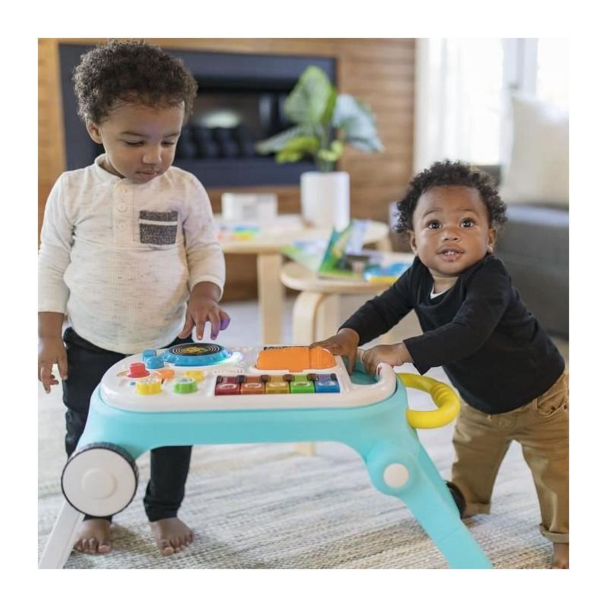 BABY EINSTEIN Trotteur et Table d'Activité 4 en 1 Jouet Musical - BABY EINSTEIN - Mix 'N Roll - 100 Sons - Découverte musique et couleurs