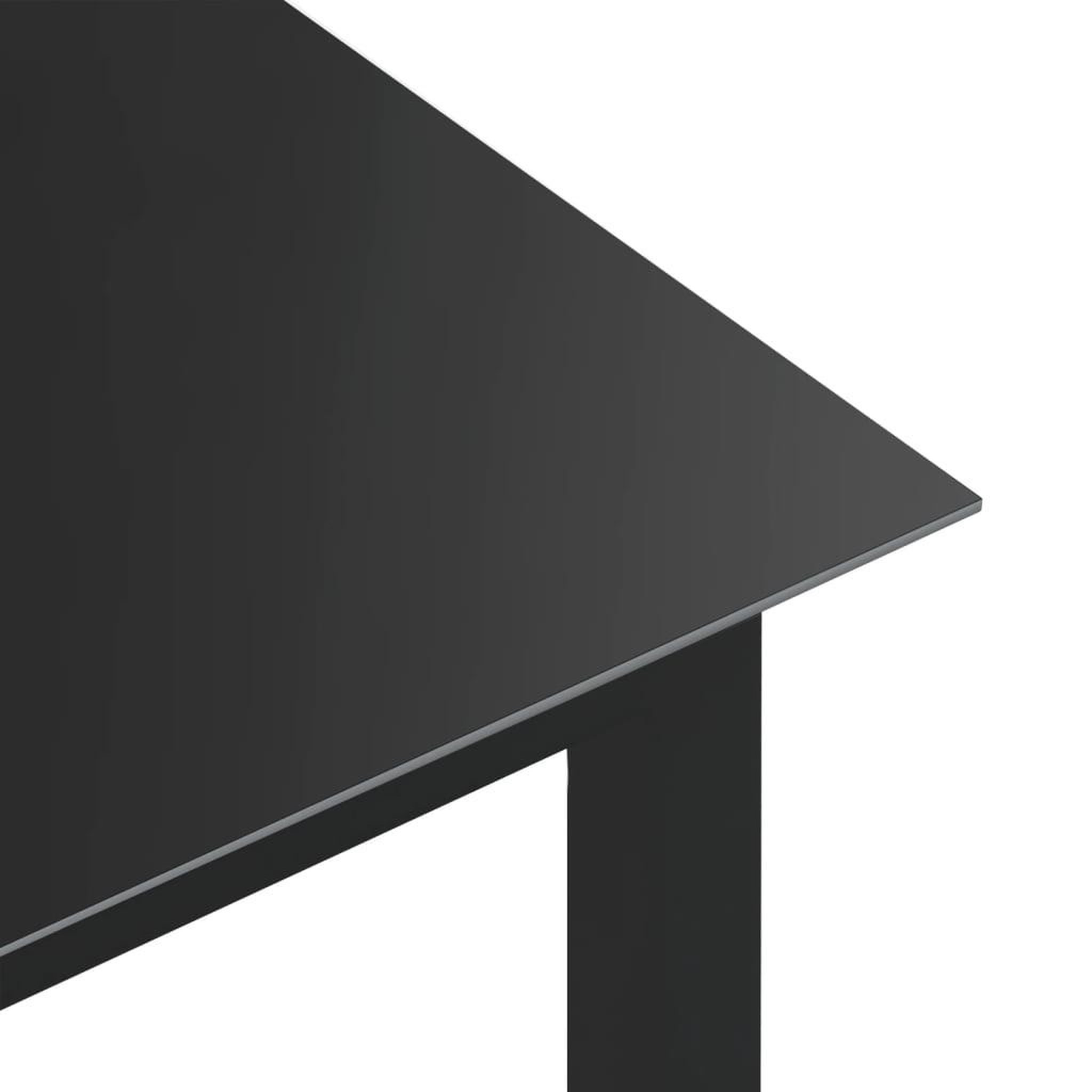 Voir la diapositive 4 : VIDAXL Table de jardin Noir 150x90x74 cm Aluminium et verre