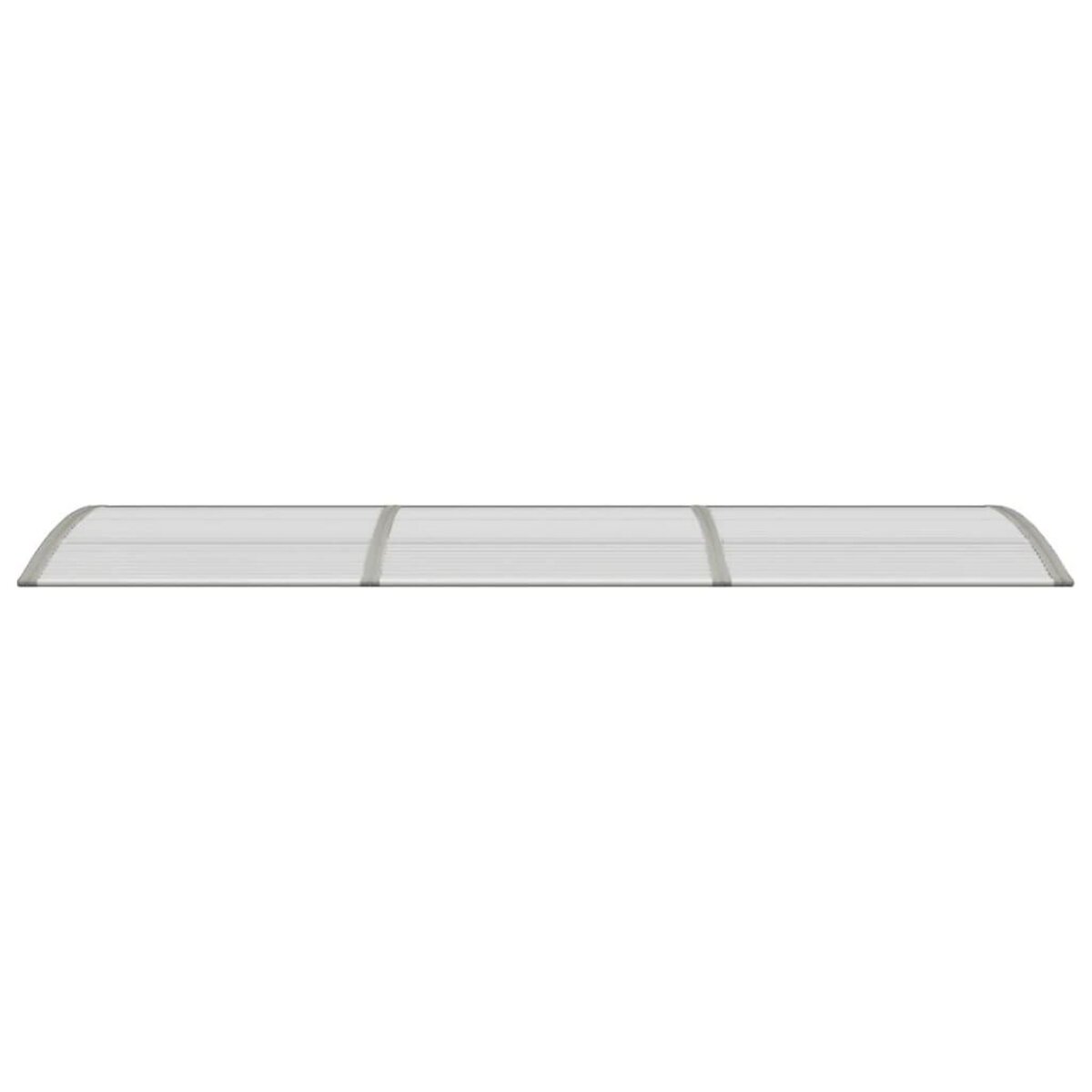 VIDAXL Auvent de porte Gris 300x75 cm Polycarbonate