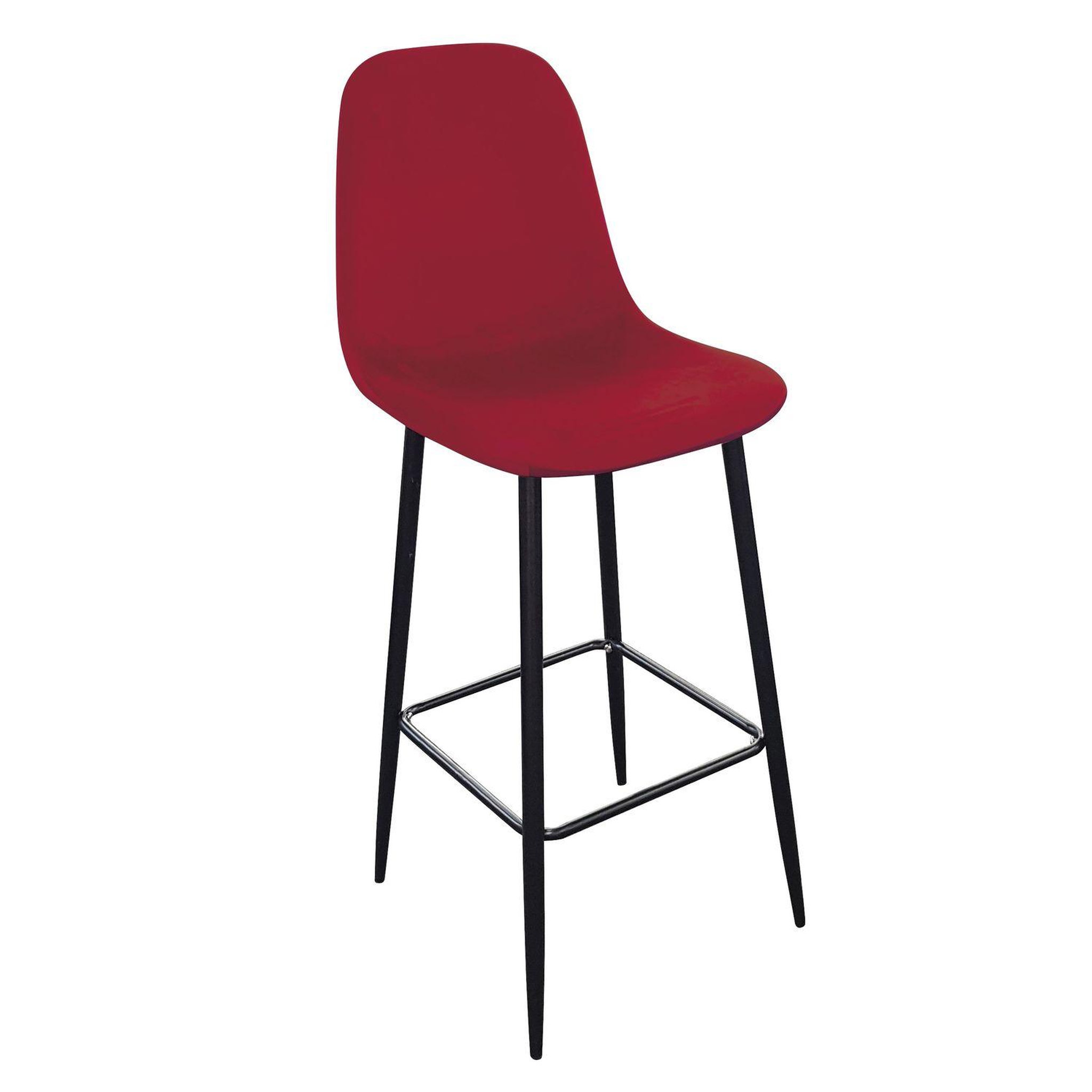 Voir la diapositive 1 : DIVERS Tabouret de bar en velours vintage inoui