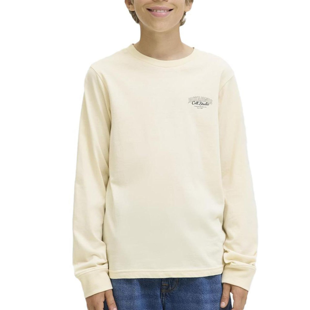 Jack & Jones T Shirt Manches Longues  Garçon Jack & Jones Makoto