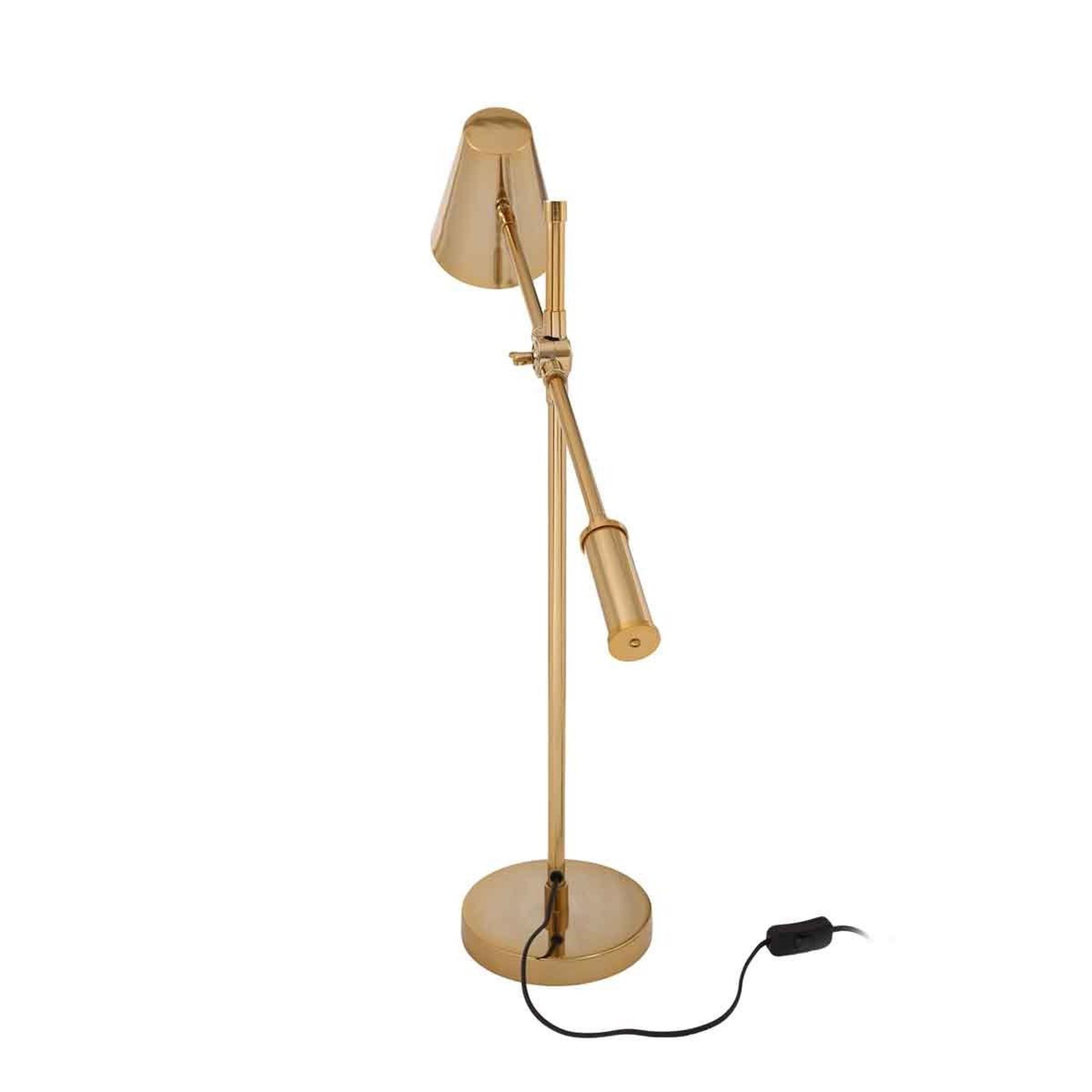 Voir la diapositive 3 : Paris Prix Lampe à Poser Fabriquée à la Main  Allen  74cm Or