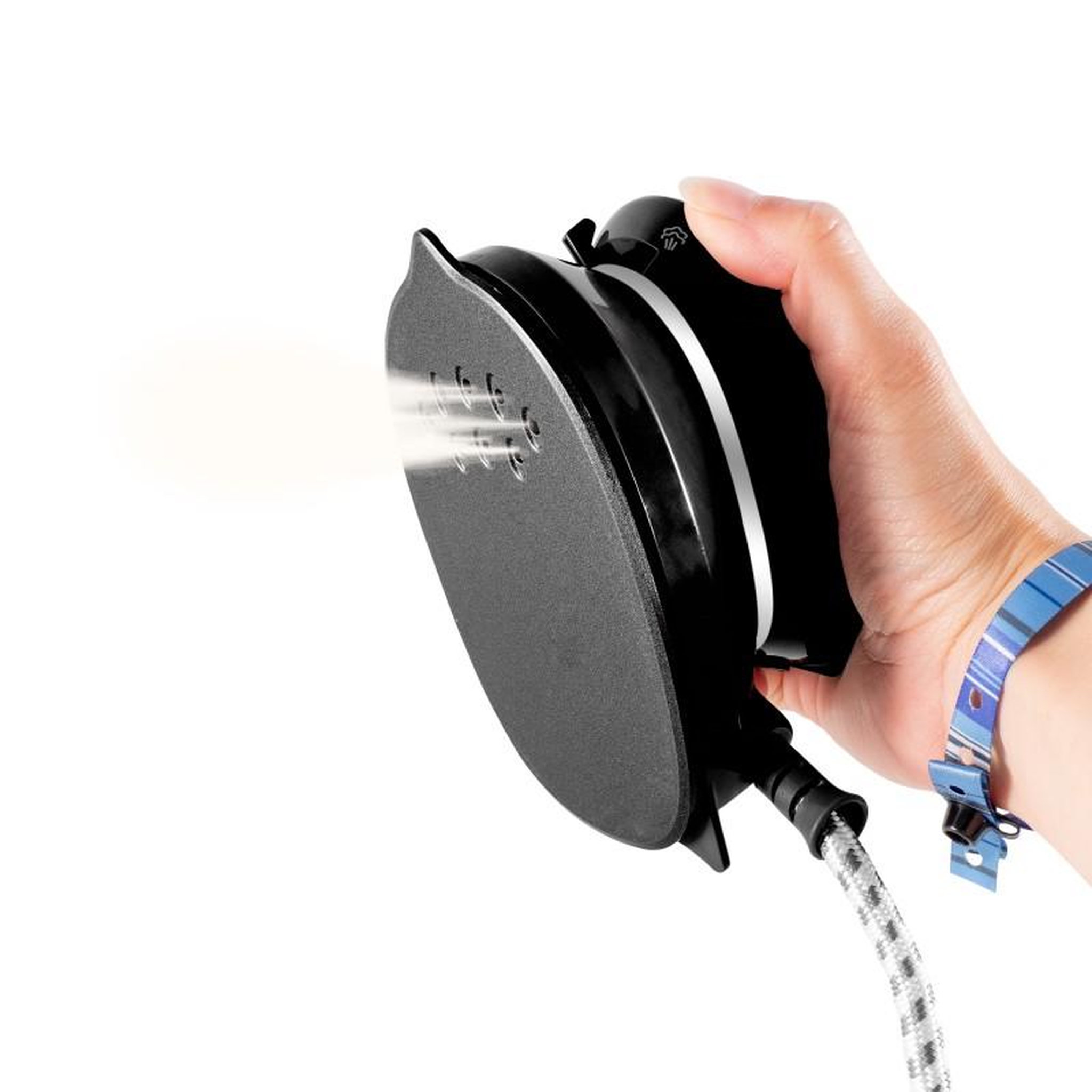 Voir la diapositive 6 : VORTEX Mini fer à repasser vapeur de voyage iron lite black vortex