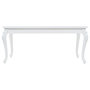 Voir la diapositive 3 : VIDAXL Table a manger 179x89x81 cm Blanc brillant